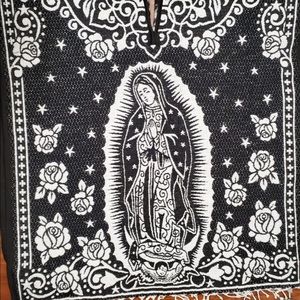 Virgen Guadalupe Jorongo Poncho Gaban Cape unisex